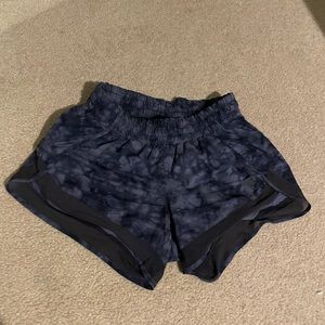 Blue Dye Athleta Run Racer Short